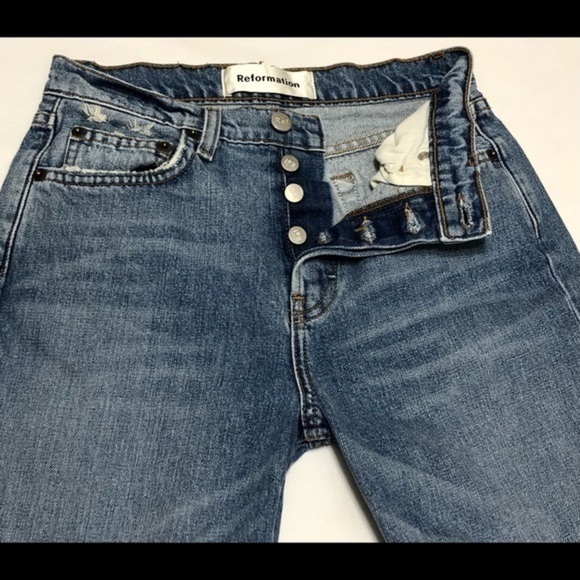 Reformation Jord kick flare blue jeans - Picture 2 of 9